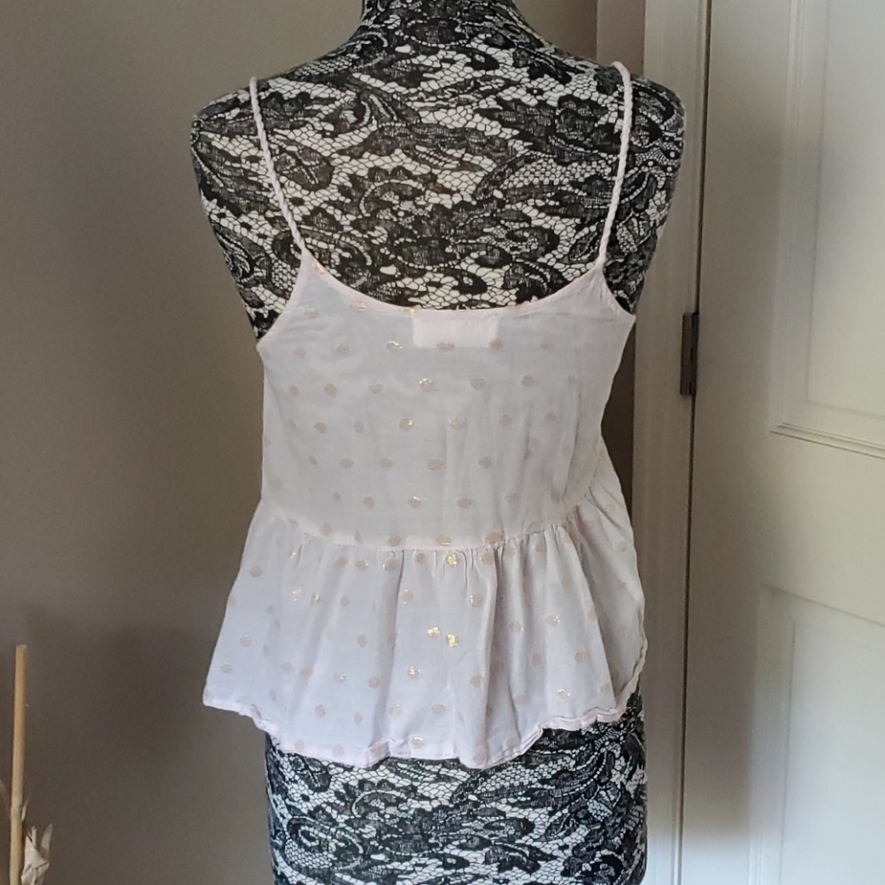 A&F white/gold tank, size M - Picture 3 of 3
